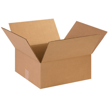 14 x 14 x 6" Flat Corrugated Boxes