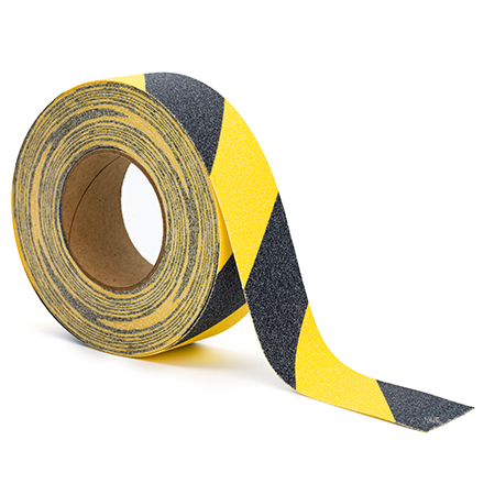 3" x 60' Black/Yellow Striped Heavy-Duty Tape Logic<span class='rtm'>®</span> Anti-Slip Tape