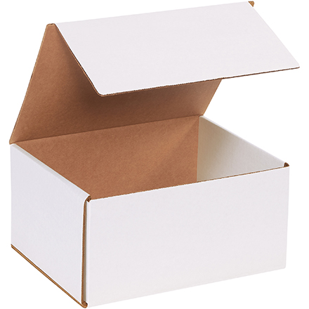 10 x 8 x 5" White Corrugated Mailers