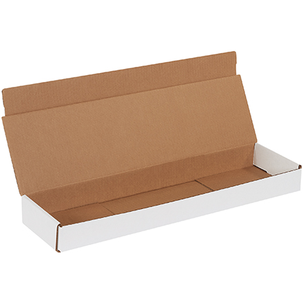 22 x 6 x 2" White Corrugated Mailers