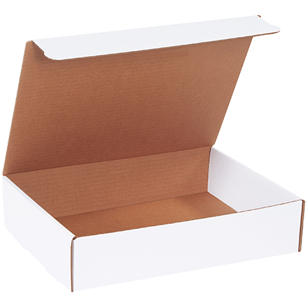 13 x 10 x 3" White Literature Mailers